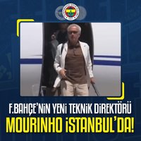 Mourinho İstanbul'a geldi!