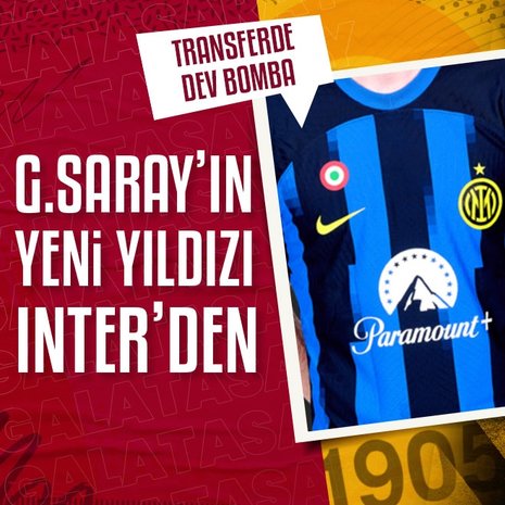 TRANSFER HABERİ: Transferde büyük bomba! Galatasaray’ın yeni yıldızı Inter’den