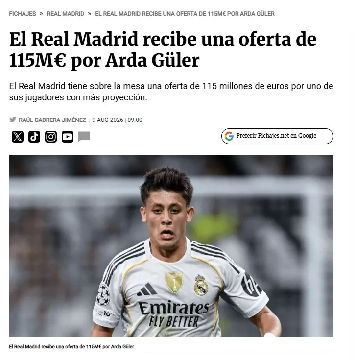 TRANSFER HABERİ: PSG'den Arda Güler bombası! Fransız devi kesenin ağzını açtı - 1