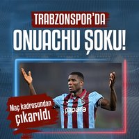 Trabzonspor'a Onuachu şoku!