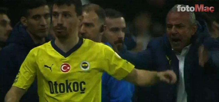 İsmail Kartal'dan kırmızı kart gören Mert Hakan Yandaş'a sert tepki! İşte o anlar...