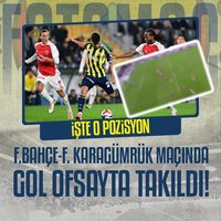 Gol ofsayta takıldı!