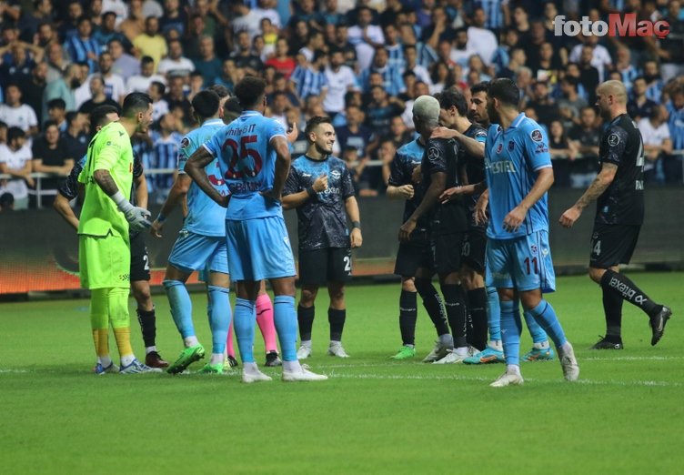 Adana Demirspor - Trabzonspor maçını sonrası eleştiri "Ağır çekim oynarsan"