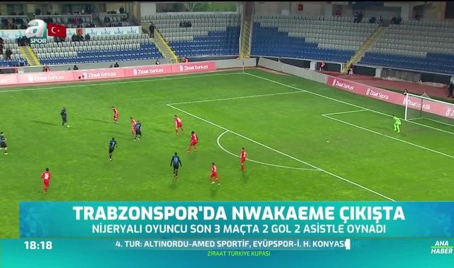 Trabzonspor'dan Nwakaeme çıkışta
