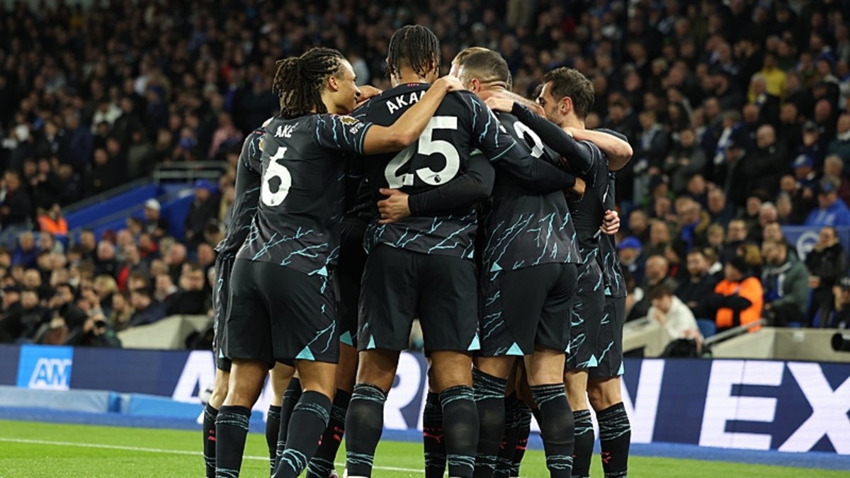 Brighton 0-4 Manchester City (MAÇ SONUCU-ÖZET) | Man. City ilk yarıda fişi çekti!