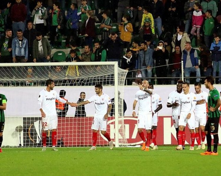 Mac Sonucu Akhisarspor 2 3 Sevilla Ozet Son Dakika Akhisar Belediye Genclik Ve Spor Haberle