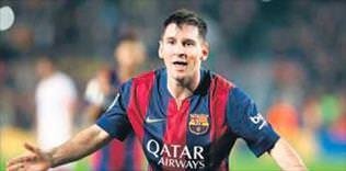 Barcelona'da Messi sevinci