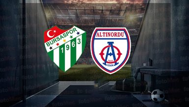 Bursaspor Altınordu maçı CANLI İZLE