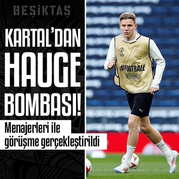 TRANSFER HABERİ | Beşiktaş’tan Jens Petter Hauge bombası!