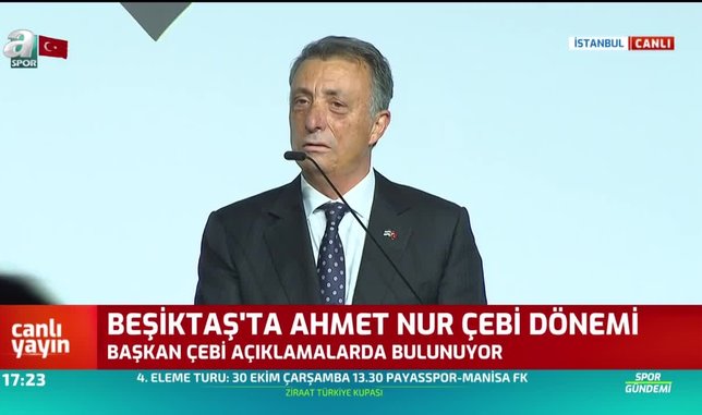Beşiktaş'ta Ahmet Nur Çebi dönemi