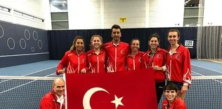 Tenis’te rahat galibiyet