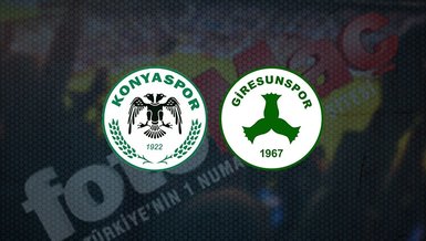 KONYASPOR - GİRESUNSPOR maçı ne zaman, saat kaçta ve hangi kanalda canlı yayınlanacak? | Süper Lig