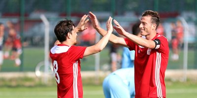 Sivasspor hazırlık maçında Azerbaycan takımını yendi