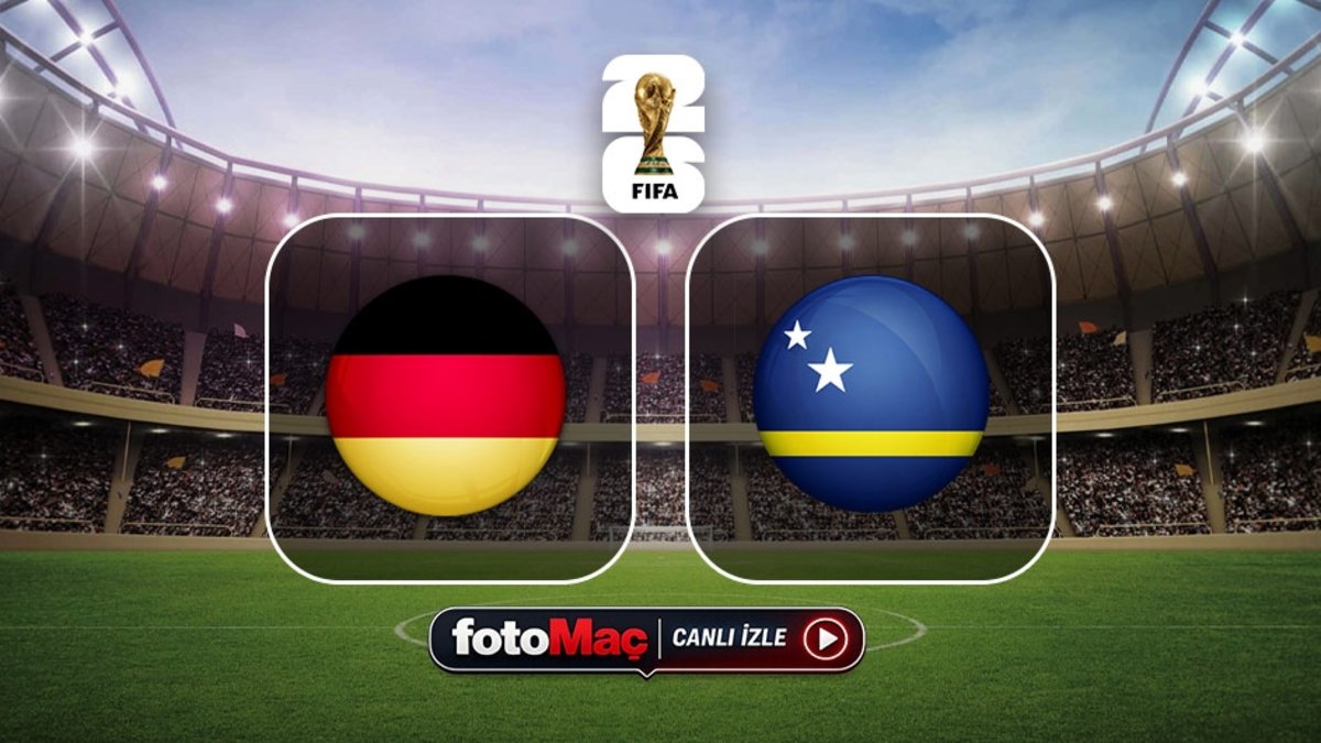 Almanya-Curaçao maçı CANLI İZLE (FIFA 2026 Dünya Kupası)