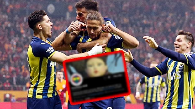 Fenerbahçe'den Galatasaray maçı sonrası 'göndermeli' paylaşımlar!
