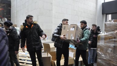 Beşiktaşlı futbolculardan deprem bölgesine özel uçakla yardım