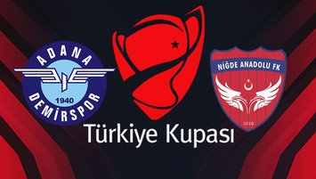 Adana Demirspor - Niğde Anadolu FK | CANLI