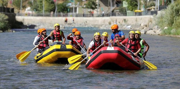 Türkiye Rafting Şampiyonası'nın üçüncü ayak yarışları tamamlandı