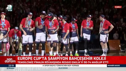 >Bahçeşehir Koleji FIBA Avrupa Kupası şampiyonu oldu!