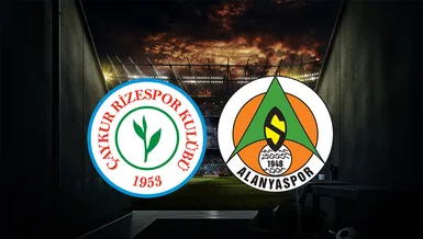 Çaykur Rizespor Alanyaspor maçı CANLI