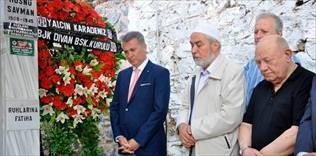 Beşiktaş'ta Şeref Bey mezarı başında anıldı