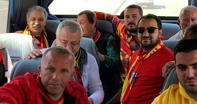 Erol Bedir, Sivasspor deplasmanına taraftar otobüsüyle gitti