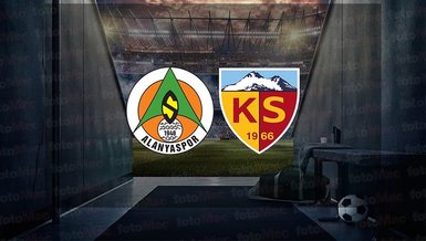 Alanyaspor Kayserispor maçı CANLI