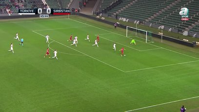 >GOL | Türkiye 0-1 Sırbistan (U21 Hazırlık Maçı)