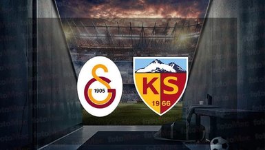 Galatasaray Kayserispor maçı CANLI