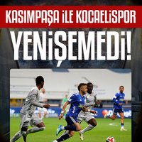 Kasımpaşa ile Kocaelispor yenişemedi!
