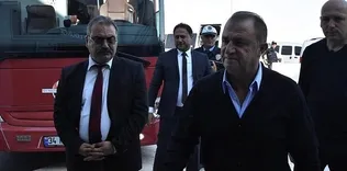 Fatih Terim yolculuk öncesi konuştu