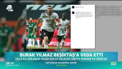 >Burak Yılmaz Beşiktaş'a veda etti