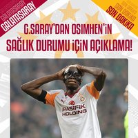 G.Saray'dan Osimhen açıklaması! Sakatlığı...