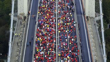 Maratonda Kenya rüzgarı