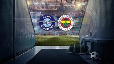Adana Demirspor Fenerbahçe maçı ne zaman, saat kaçta, hangi kanalda? Fenerbahçe A. Demirspor deplasmanında...