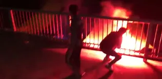 Şampiyonluk kutlamalarında istemeyen görüntüler...