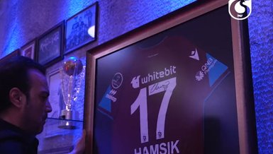 Marek Hamsik'in imzalı forması Trabzonspor Şamil Ekinci Müzesi'ne asıldı