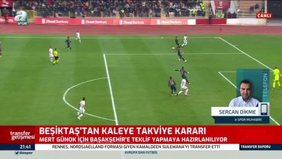 >Beşiktaş'tan Mert Günok atağı