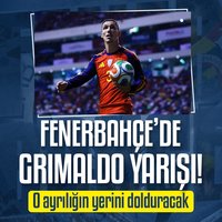 F.Bahçe’de Grimaldo yarışı!