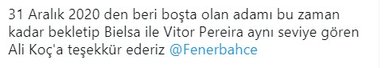 Son dakika spor haberi: Fenerbahçe taraftarı ayağa kalktı! Ali Koç’a Vitor Pereira tepkisi