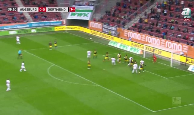 GOL | Augsburg 1-0 Borussia Dortmund