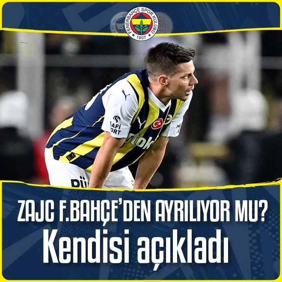 Miha Zajc Fenerbahçe’den ayrılıyor mu? Kendisi açıkladı