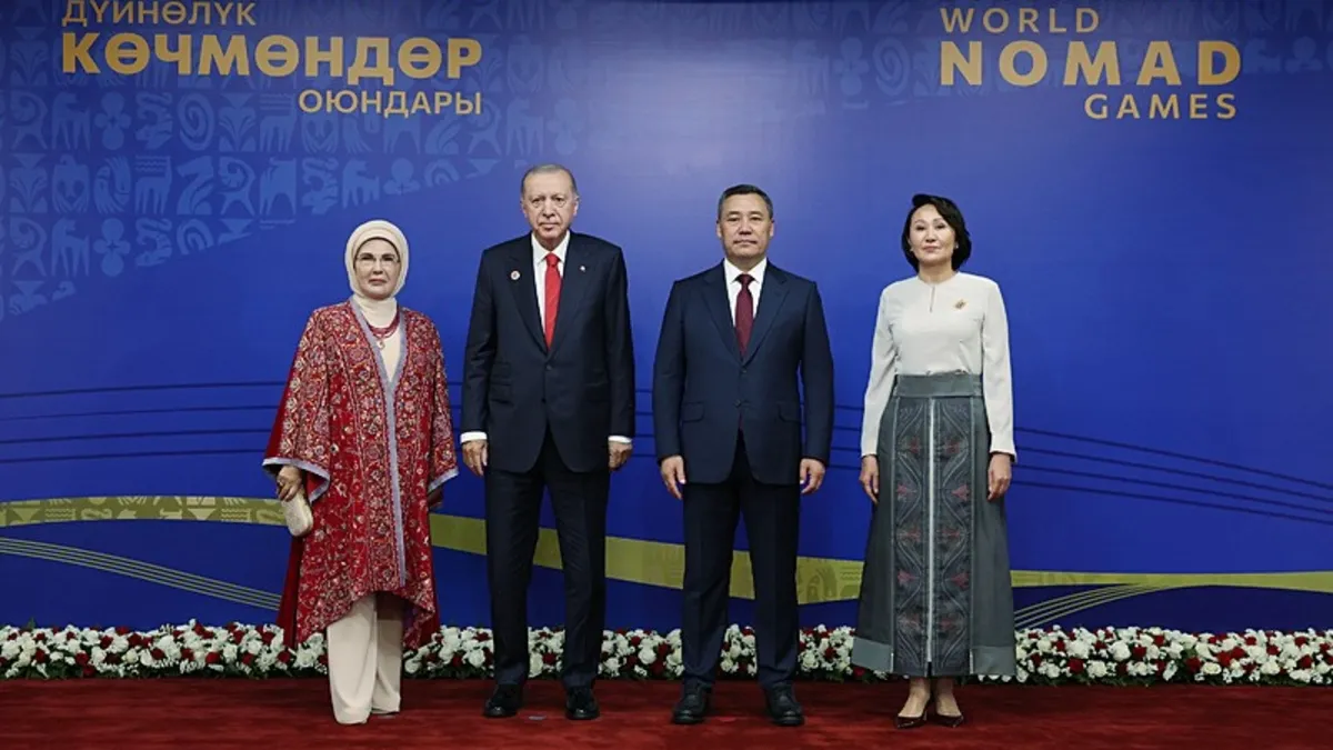 Erdoğan’dan Türk kafilesine selam