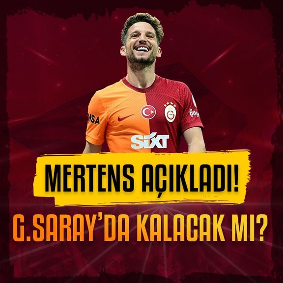 Dries Mertens maç sonu açıkladı! Galatasaray’da kalacak mı?