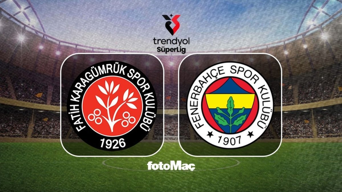 Mısırlı.com.tr Fatih Karagümrük-Fenerbahçe maçı CANLI | Muhtemel 11'ler