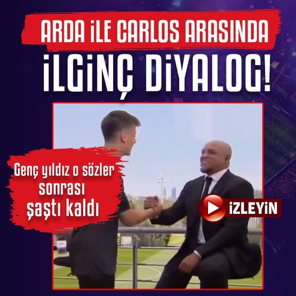 Real Madrid’in yıldızı Arda Güler ile Roberto Carlos arasında ilginç diyalog!