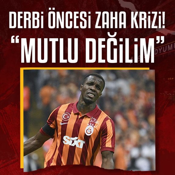 Galatasaray’da Wilfried Zaha’dan flaş yorum: Mutlu değilim!