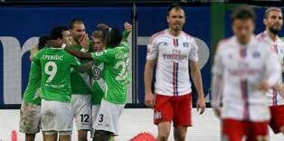 Hamburg'a bir darbe de Wolfsburg'tan