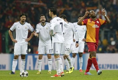 Galatasaray - Real Madrid maçından kareler
