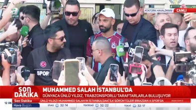 İstanbul'da Mohamed Salah coşkusu